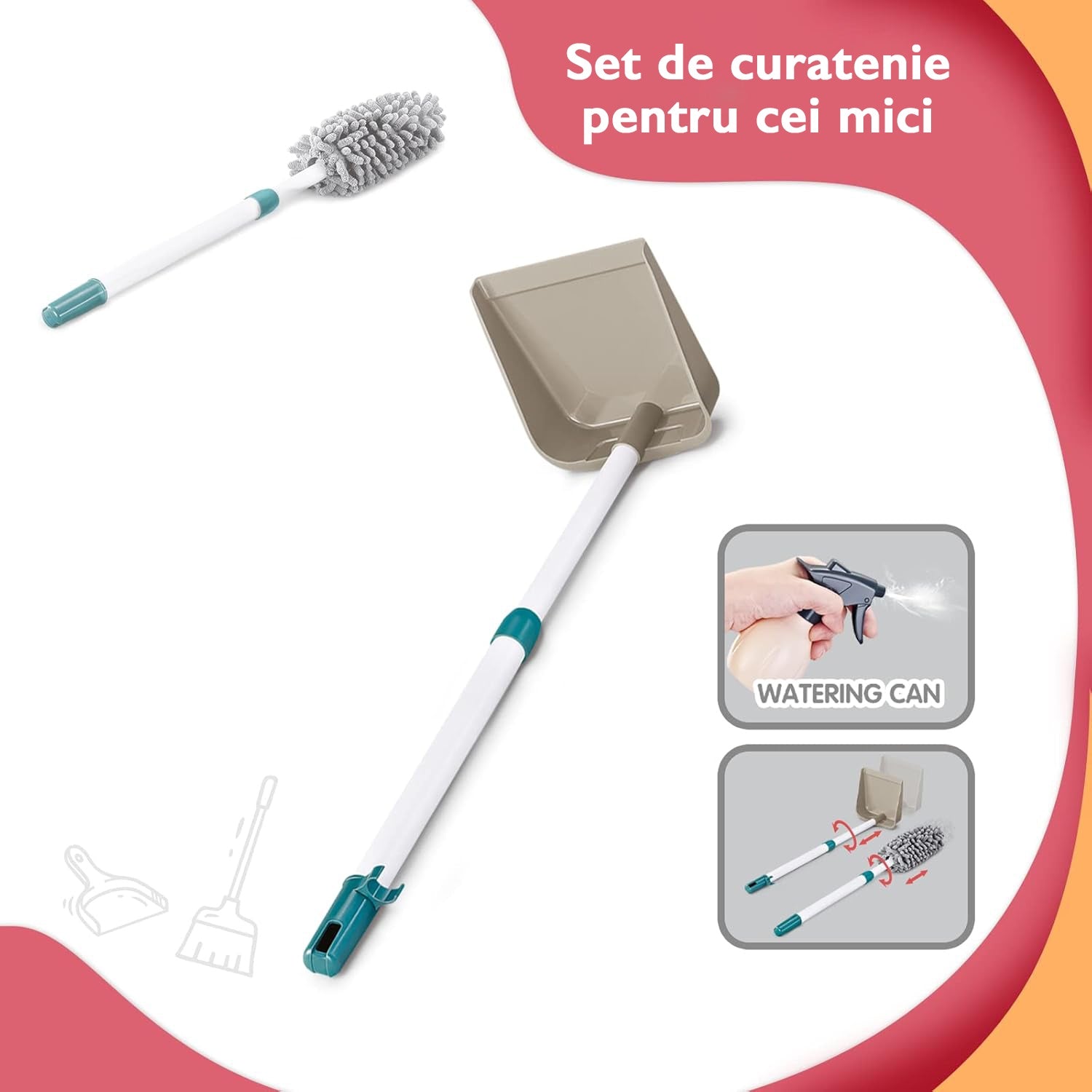 Set De Joaca Curatenie KidProtect JuniorClean Kit Set De Joaca Curatenie KidProtect JuniorClean Kit